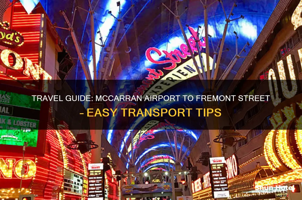 how to get from mccaren airport to freemont street