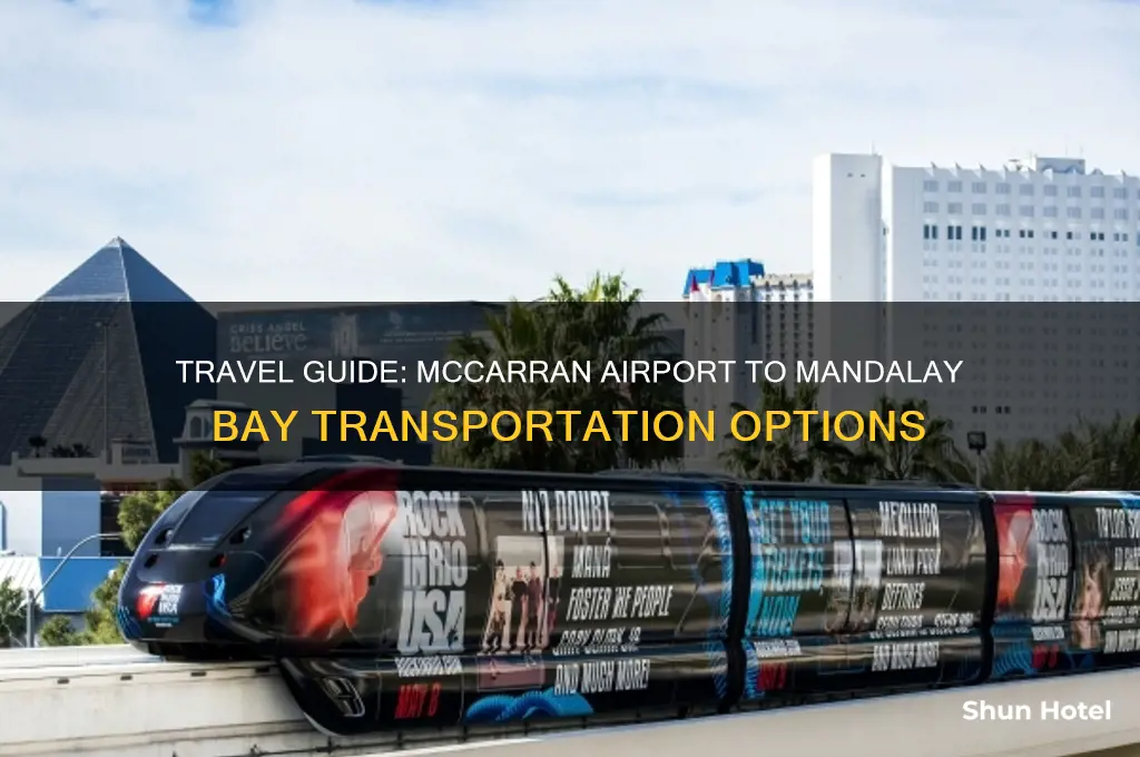 how to get from mccarran airport to mandalay bay