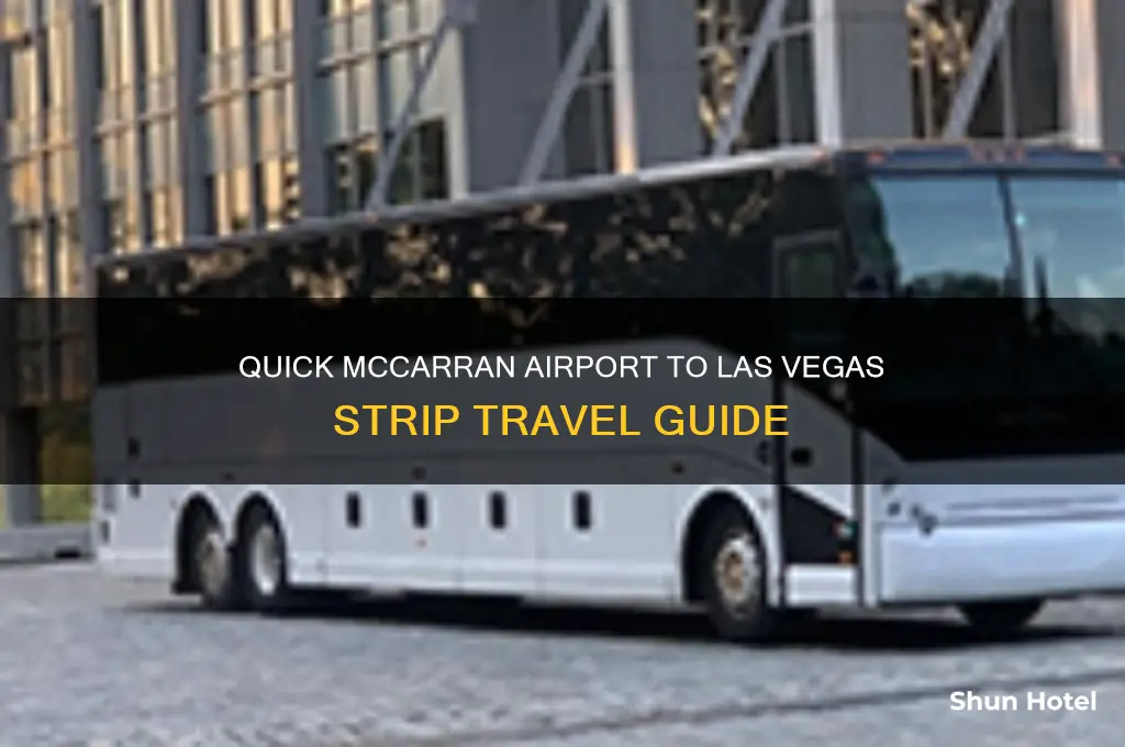 how to get from mccarran airport to strip