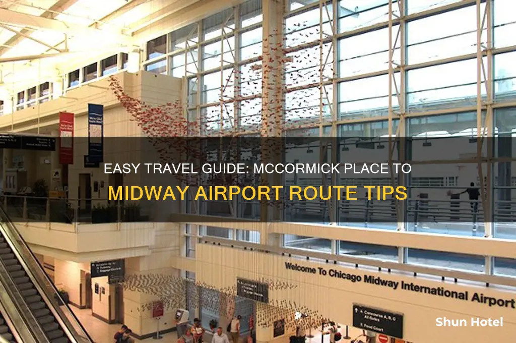 how to get from mccormick place to midway airport