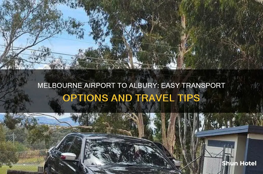 how to get from melbourne airport to albury