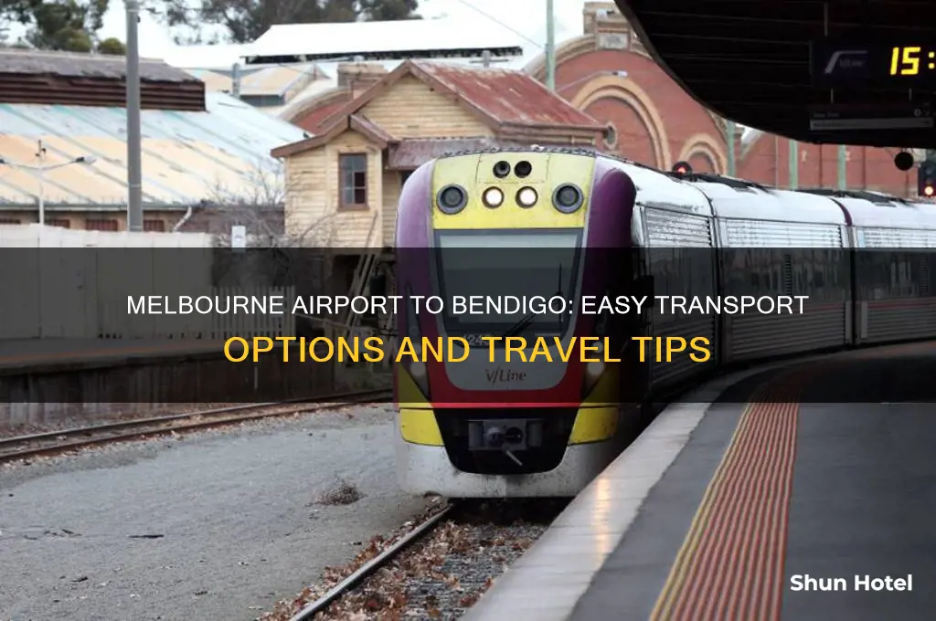 how to get from melbourne airport to bendigo
