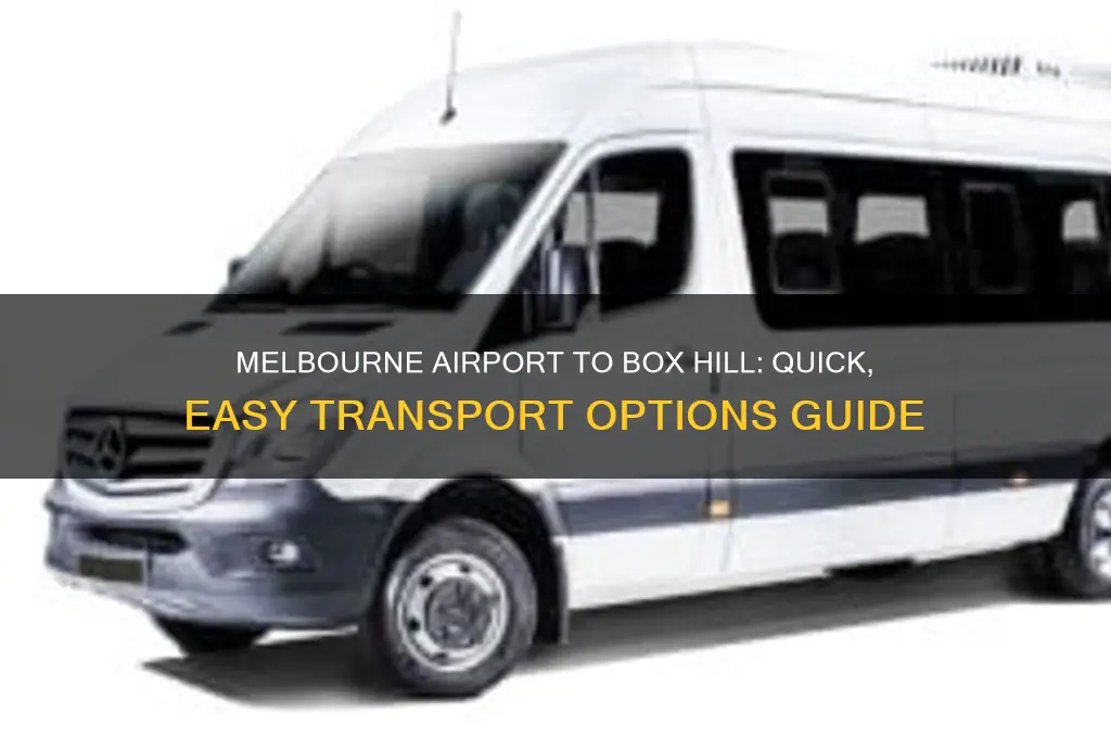 how to get from melbourne airport to box hill