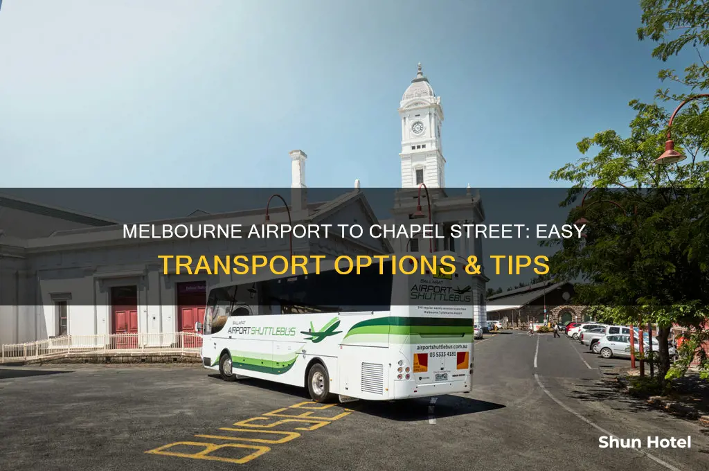 how to get from melbourne airport to chapel street