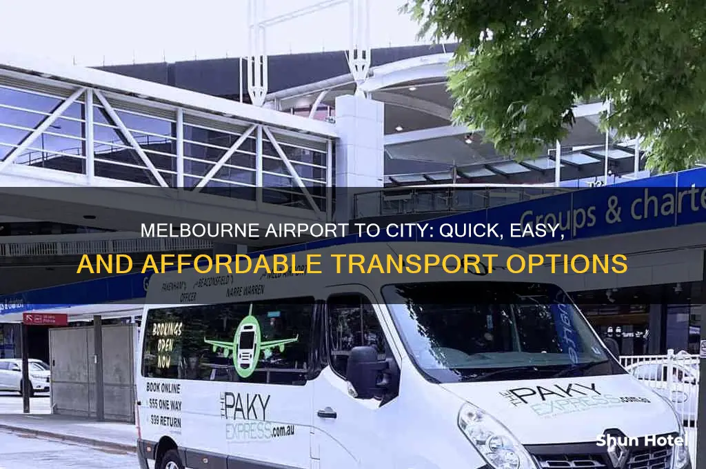 how to get from melbourne airport to city