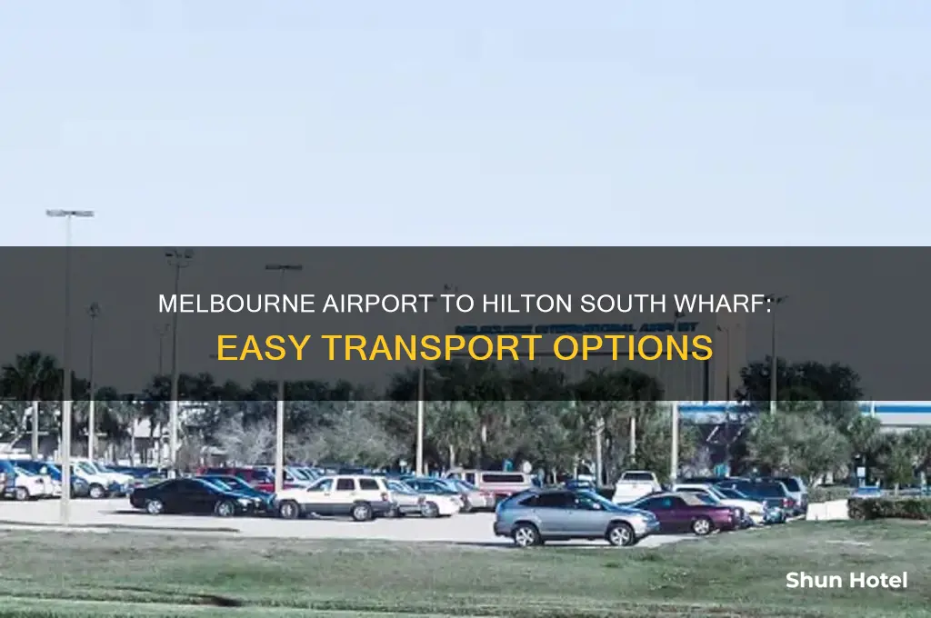how to get from melbourne airport to hilton south wharf