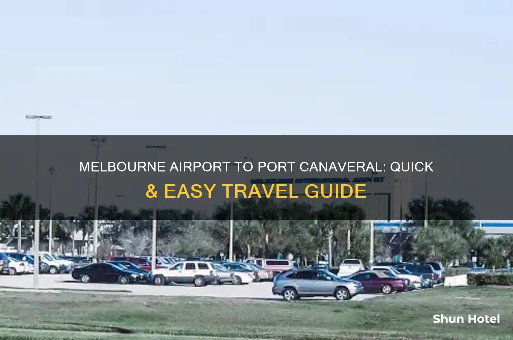 how to get from melbourne airport to port canaveral