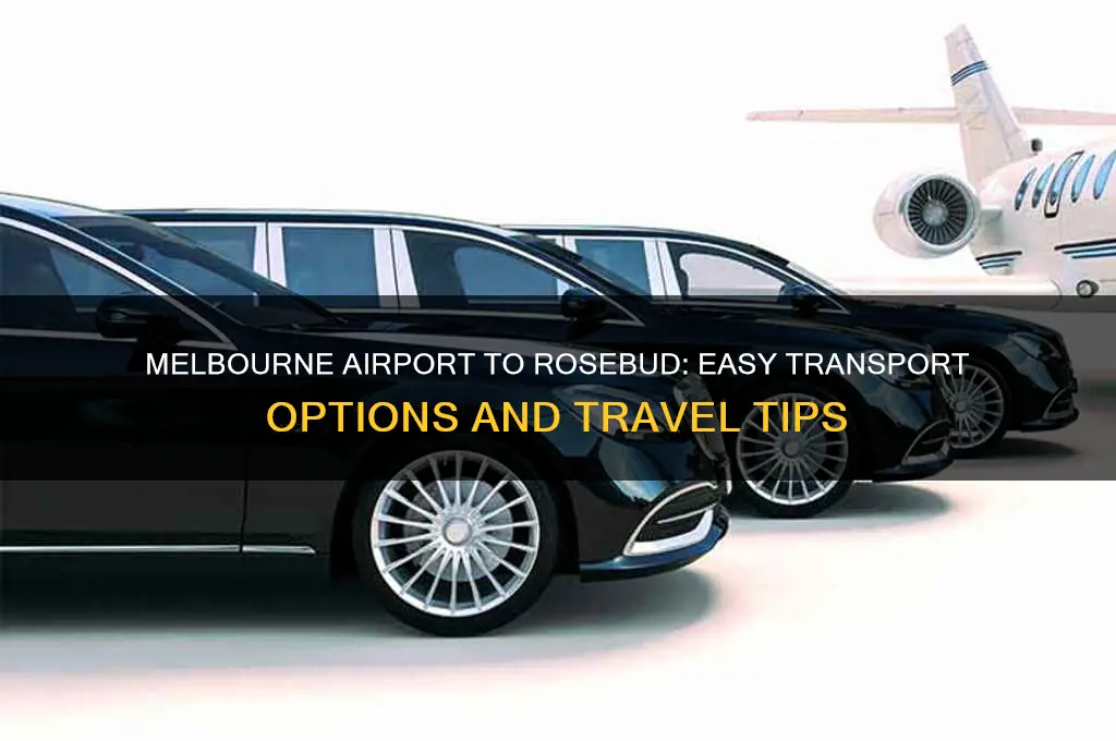 how to get from melbourne airport to rosebud