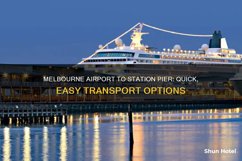 how to get from melbourne airport to station pier