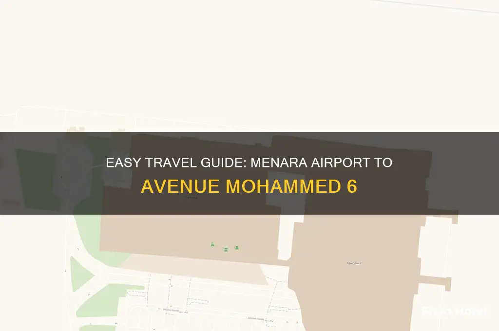 how to get from menara airport to avenue mohammed 6