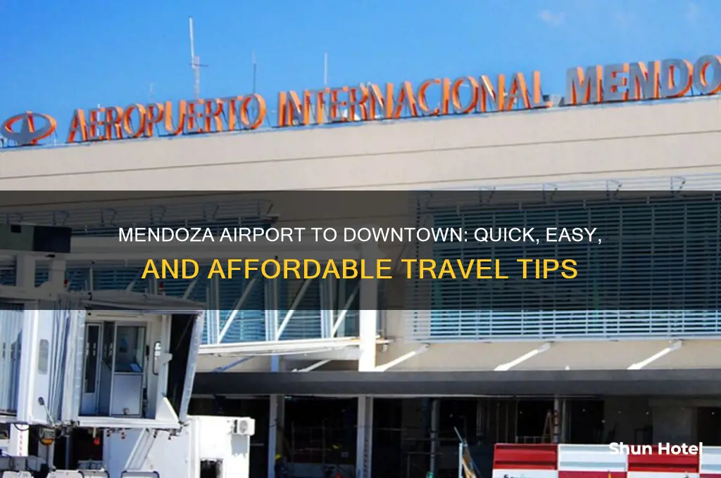 how to get from mendoza airport to downtown