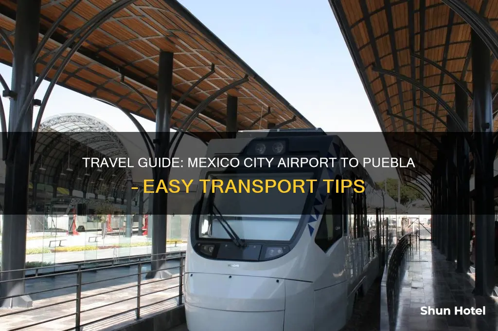 how to get from mexico city airport to pueba