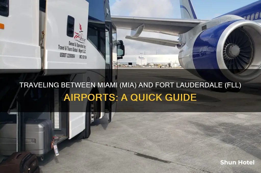how to get from mia to fll airport