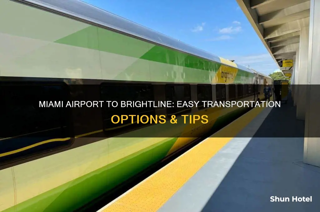 how to get from miami airport to brightline