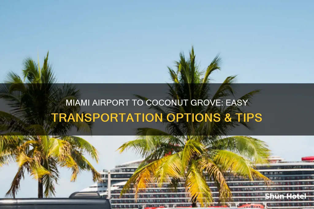 how to get from miami airport to coconut grove