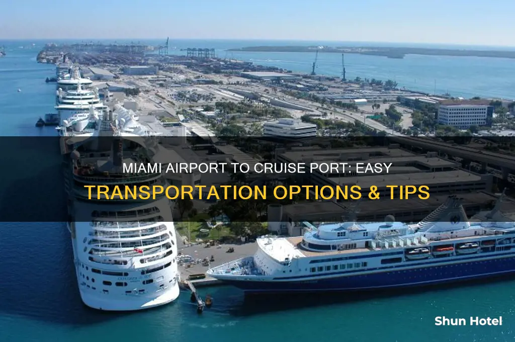 how to get from miami airport to cruise