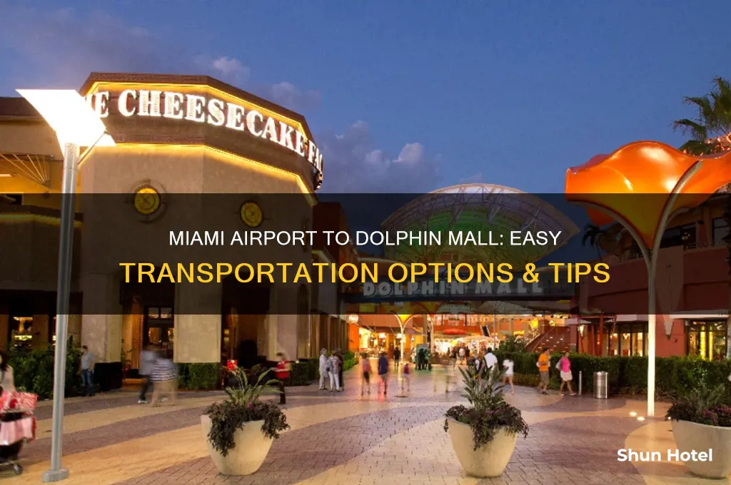 how to get from miami airport to dolphin mall