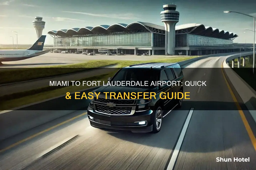 how to get from miami airport to fort lauderdale airport