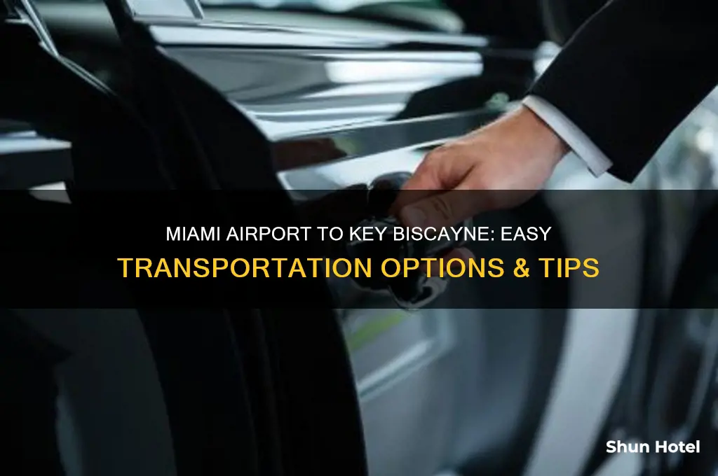 how to get from miami airport to key biscayne