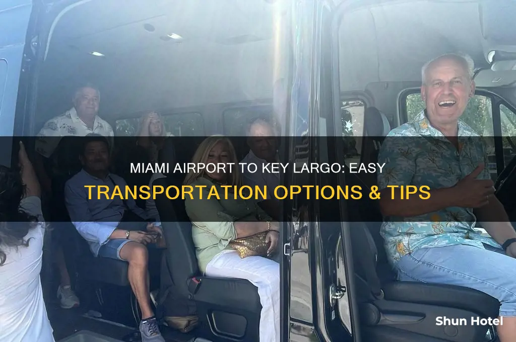 how to get from miami airport to key largo