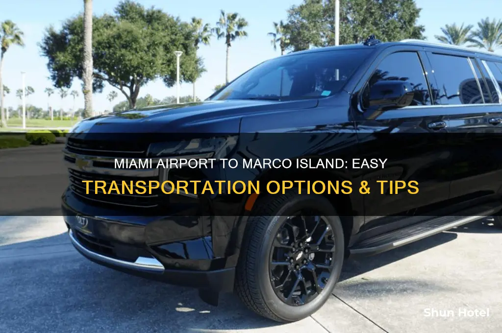how to get from miami airport to marco island