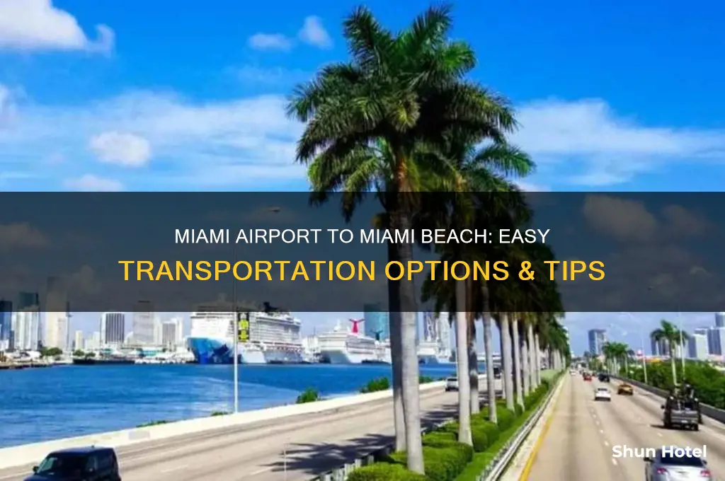 how to get from miami airport to miami beach