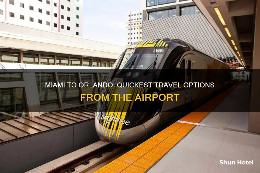 how to get from miami airport to orlando