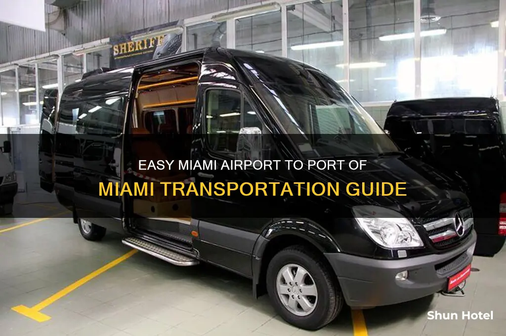 how to get from miami airport to port of miami