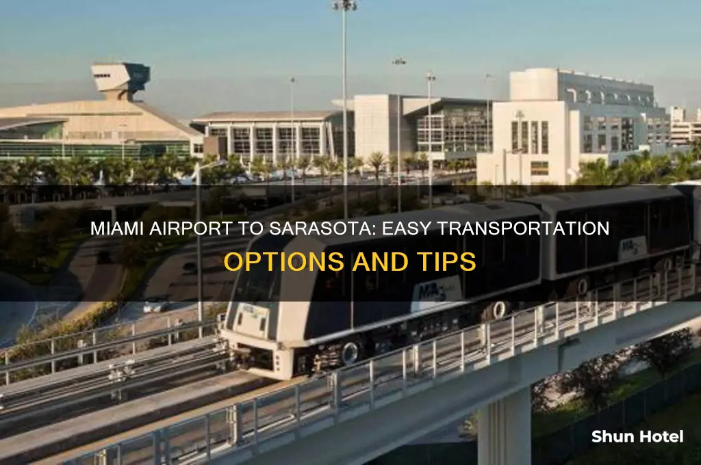 how to get from miami airport to sarasota