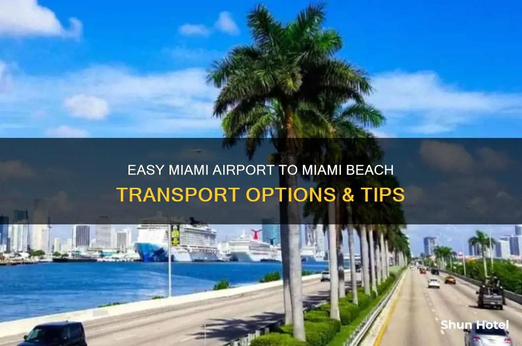 how to get from miami international airport to miami beach