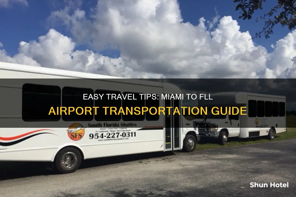 how to get from miami to fll airport