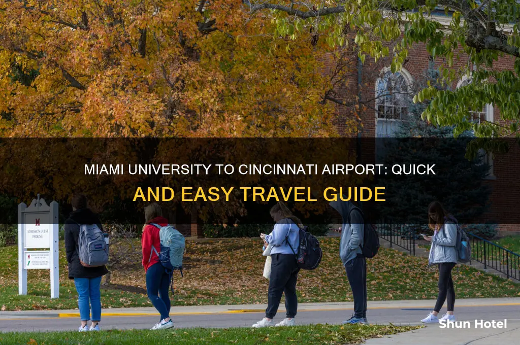 how to get from miami university to cincinnati airport