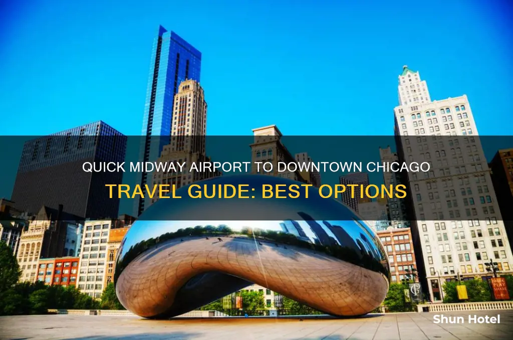 how to get from midway airport to downtown chicago