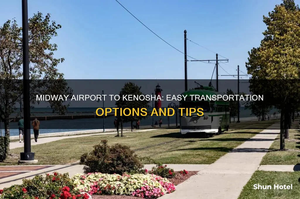 how to get from midway airport to kenosha
