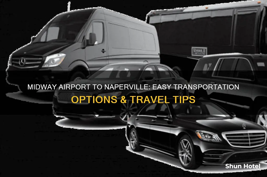 how to get from midway airport to naperville