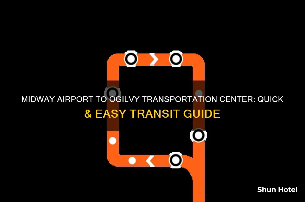 how to get from midway airport to ogilvy transportation center