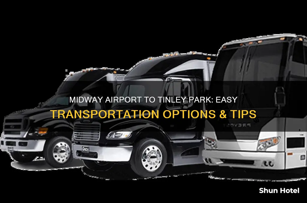 how to get from midway airport to tinley park