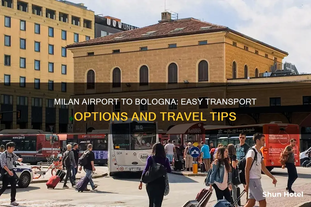 how to get from milan airport to bologna