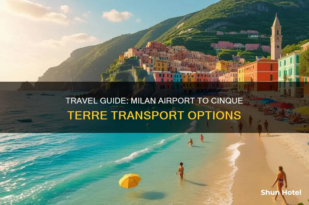 how to get from milan airport to cinque terre
