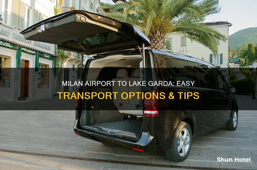 how to get from milan airport to lake garda