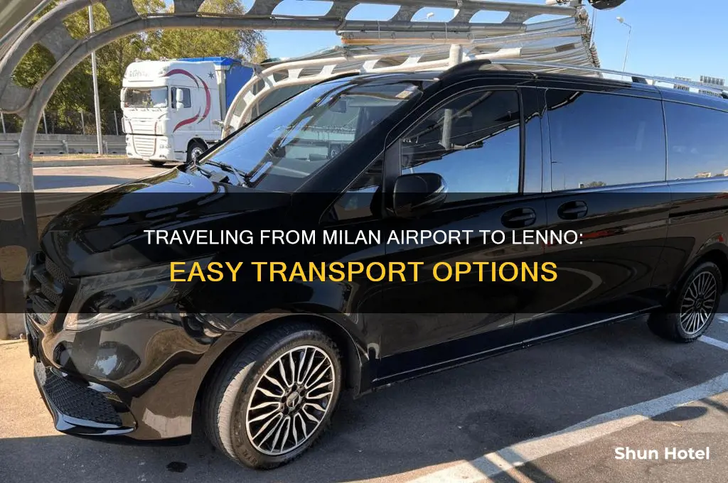 how to get from milan airport to lenno