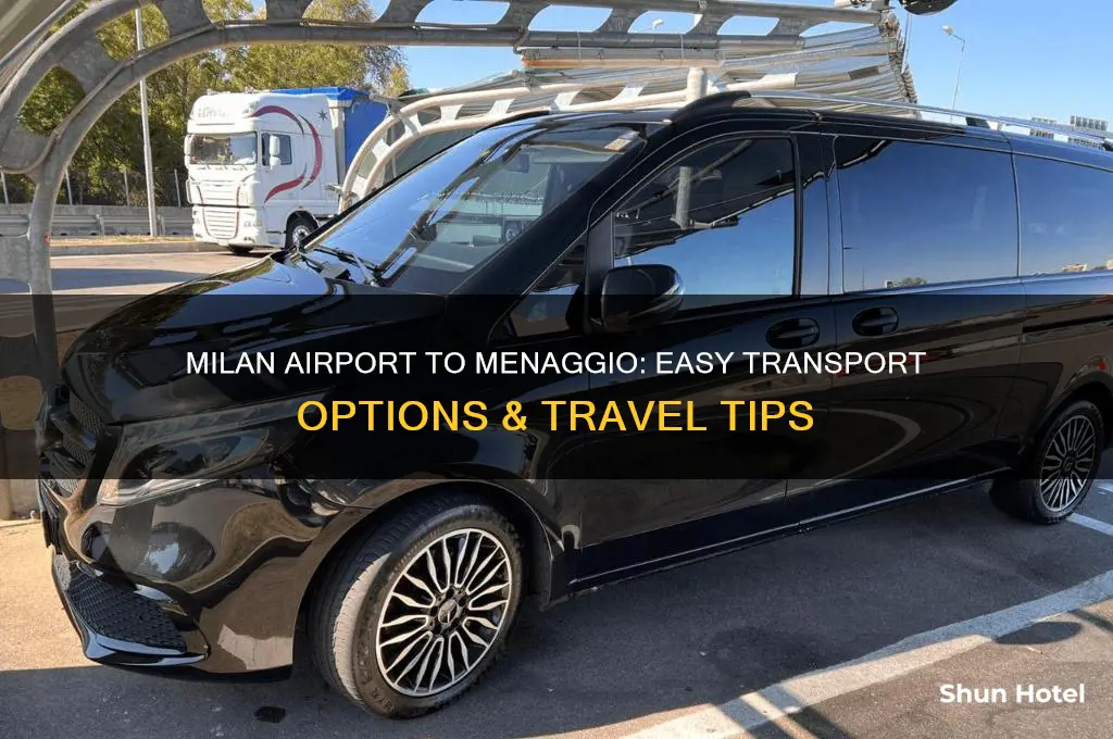 how to get from milan airport to menaggio