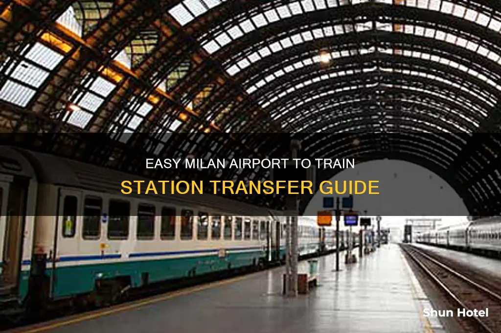 how to get from milan airport to milan train station