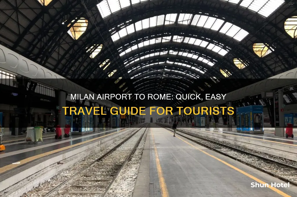 how to get from milan airport to rome