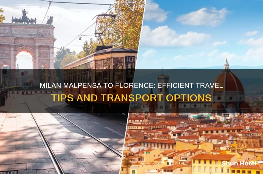 how to get from milan malpensa airport to florence