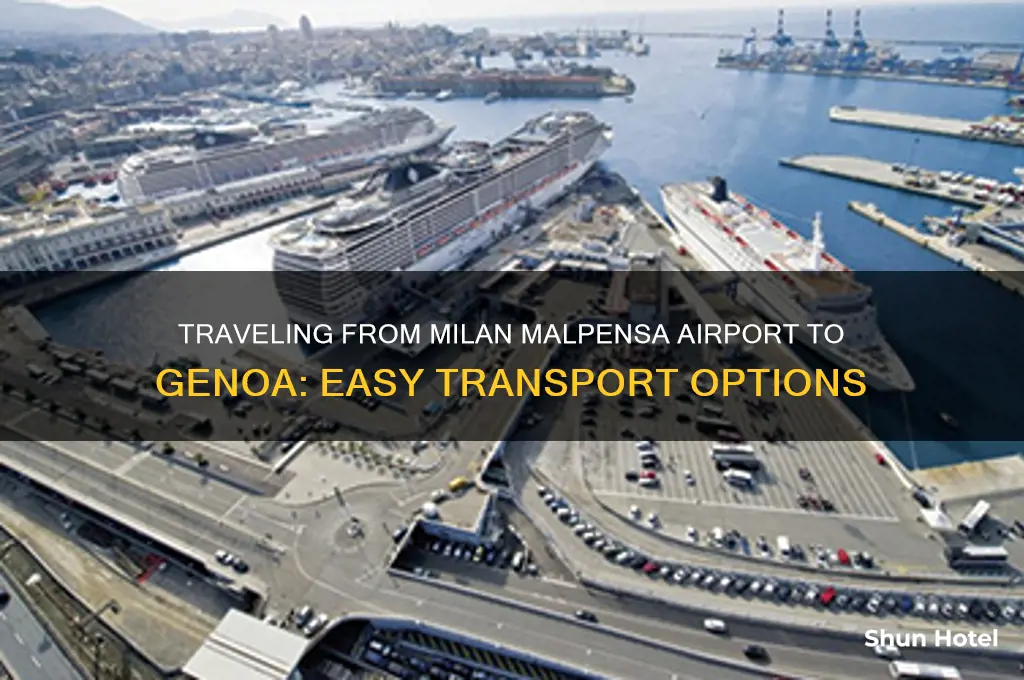 how to get from milan malpensa airport to genoa