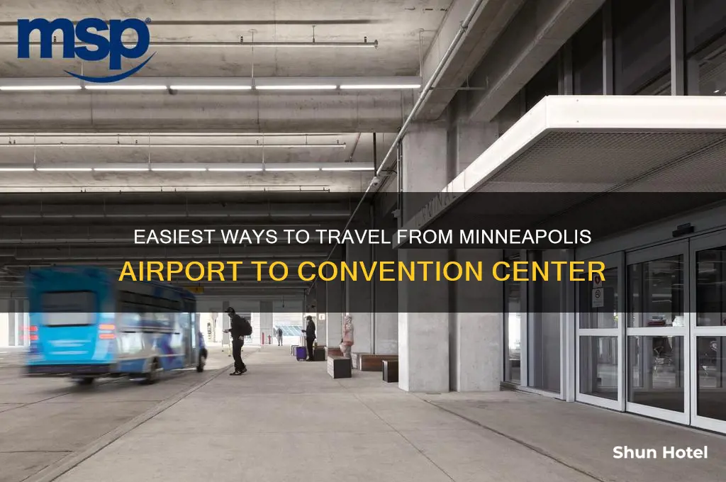 how to get from minneapolis airport to convention center