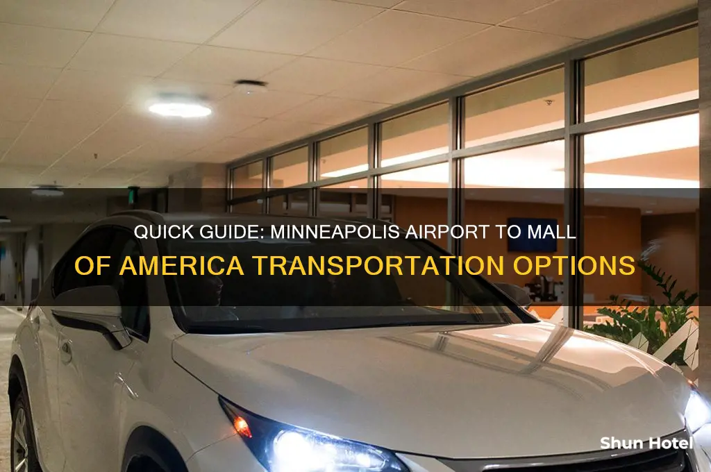 how to get from minneapolis airport to mall of america