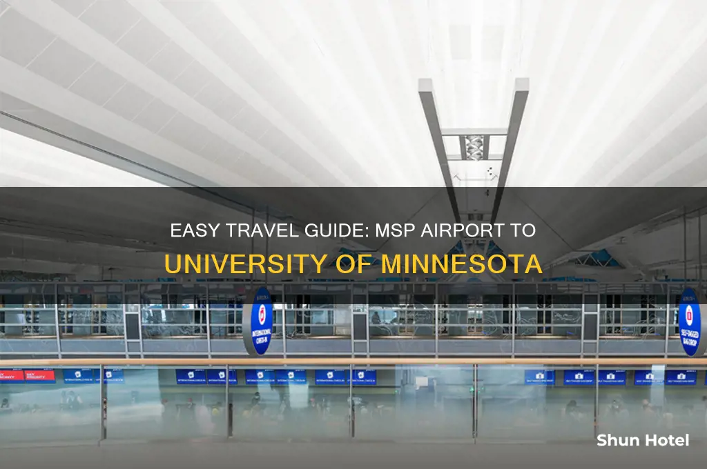how to get from minneapolis airport to university of minnesota