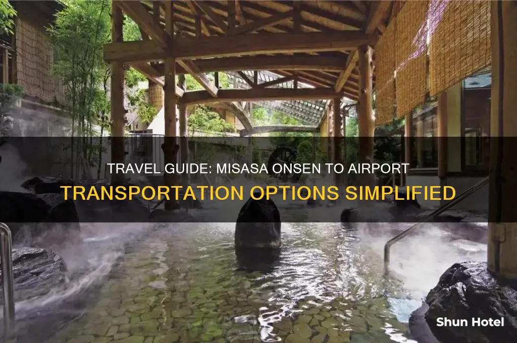 how to get from misasa onsen to airport